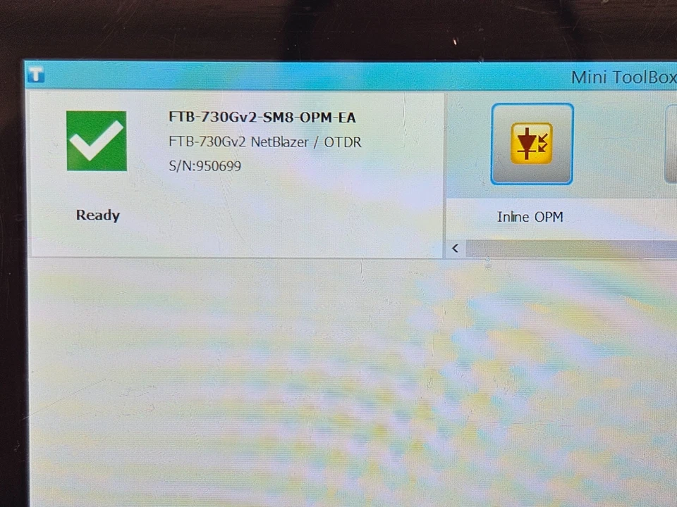 EXFO FTB-1 Pro FTB-730Gv2-SM8-OPM 1310/1550 & 1650 Live iOLM APC FTB-730 OPM SM8 - Image 3 of 4