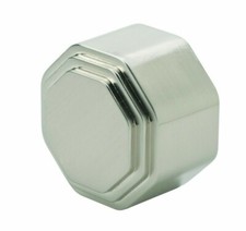 2x Brushed Nickel Handrail End Caps – Richard Burbidge | Bannister Fittings Pair