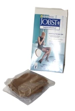 JOBST SupportWear Knee High Sun Bronze Shoe Sz 9.5-11 Mild Compression New Open