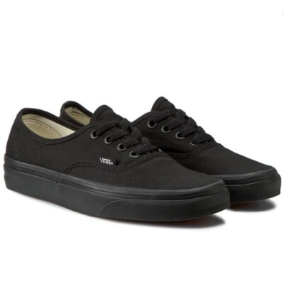 VANS Authentic Men Sneakers Black Size 9 | eBay