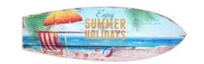 Plaque planche de surf, déco bord de mer California long beach, déco surf rider