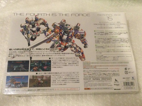 New CYBER TROOPERS VIRTUAL-ON 4 FORCE Memorial Box Xbox 360 + LIMITED CARDS Rare - Picture 9 of 9