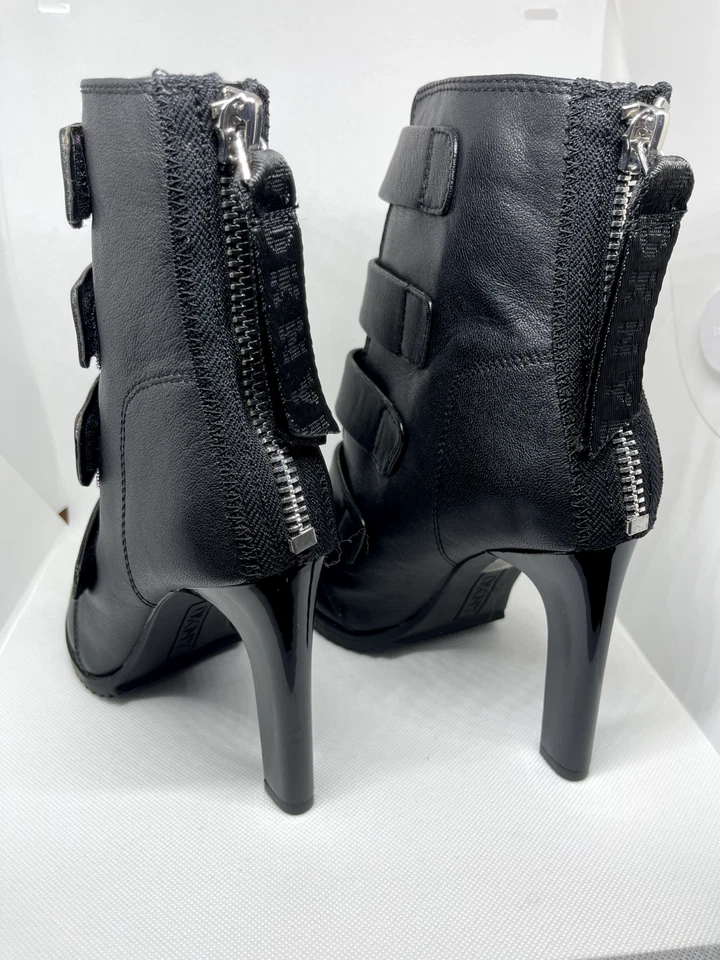 DKNY STRAPPY OPEN TOE BOOTS - Image 4 of 4