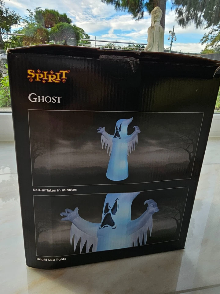XXL LED Licht Halloween Geist 2,5 Meter aufblasbar für ihren Garten - Bild 3 von 4