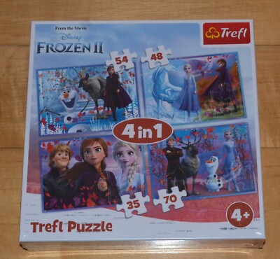 Trefl Puzzle, Disney Frozen II, 4 in 1