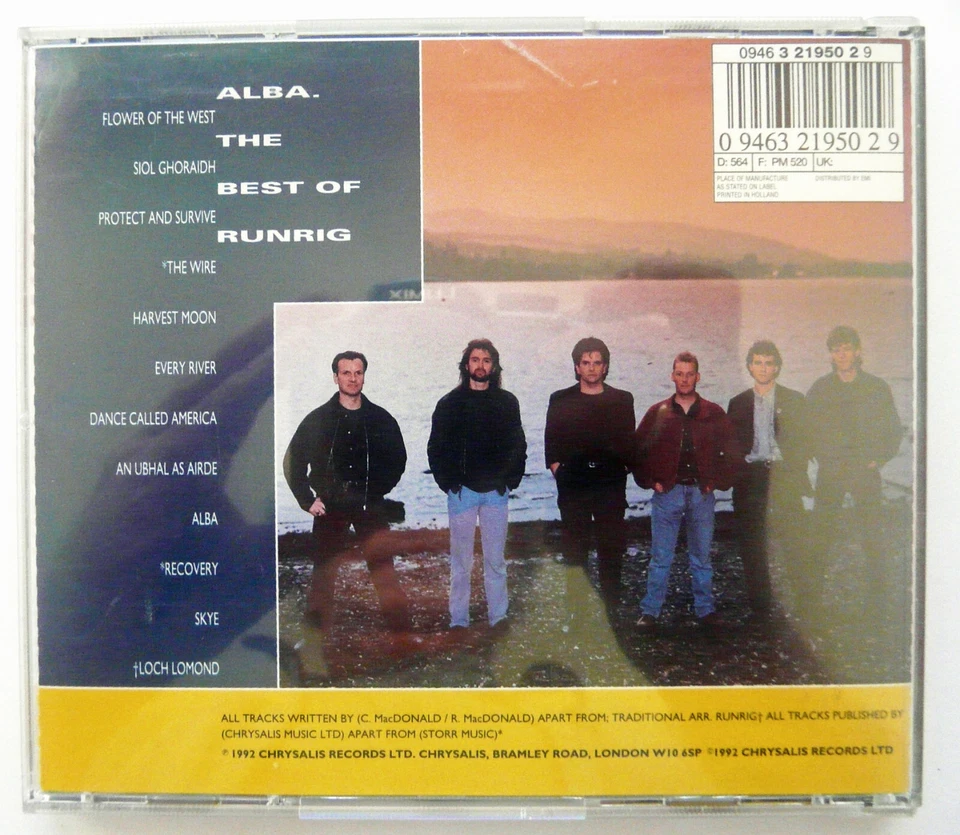 Runrig - Alba. The Best of | CD neuwertig | Chrysalis | 1992 | 4p Booklet - Bild 3 von 3