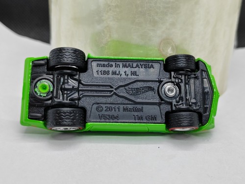 Hot Wheels 2025 Proto Factory Test Color Green-73 Pontiac Firebird Rubber Tires - Picture 9 of 9