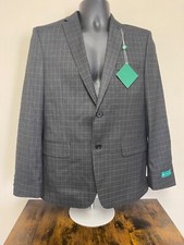 Brooks Brothers Big Boys Charcoal Long Sleeve Classic Suit Jacket Size 18R NWT