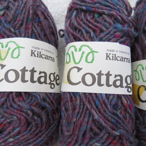 Kilcarra Cottage reine Schurwolle Garn lila + #3553 Farbe 272 Made in Ireland - Bild 2 von 7
