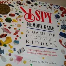 I Spy Memory Game A Vintage 1995 Game of Picture