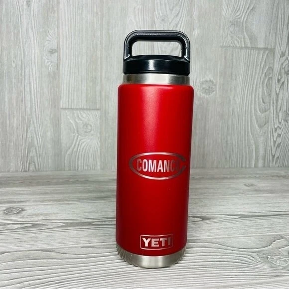 Yeti Canteen cup with screw on lid red 26 oz