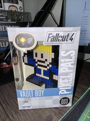 Pixel Pals - Vault Boy - Fallout 4 - Light Up Display - Bethesda - Brand New 003