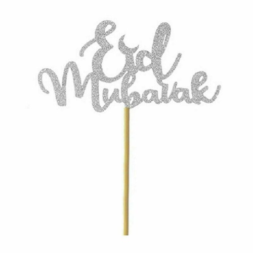 10pcs Eid Mubarak Cake Toppers Muslim Ramadan Cupcake Baking Decor Item Trendy - Picture 6 of 8