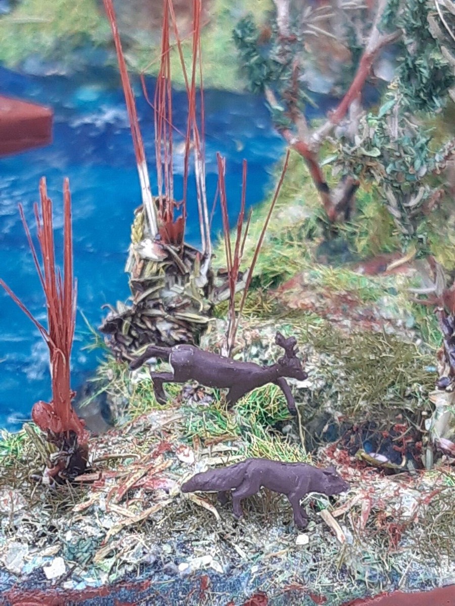 paysage de chasse 1/87 eme modélisme ferroviaire forêt