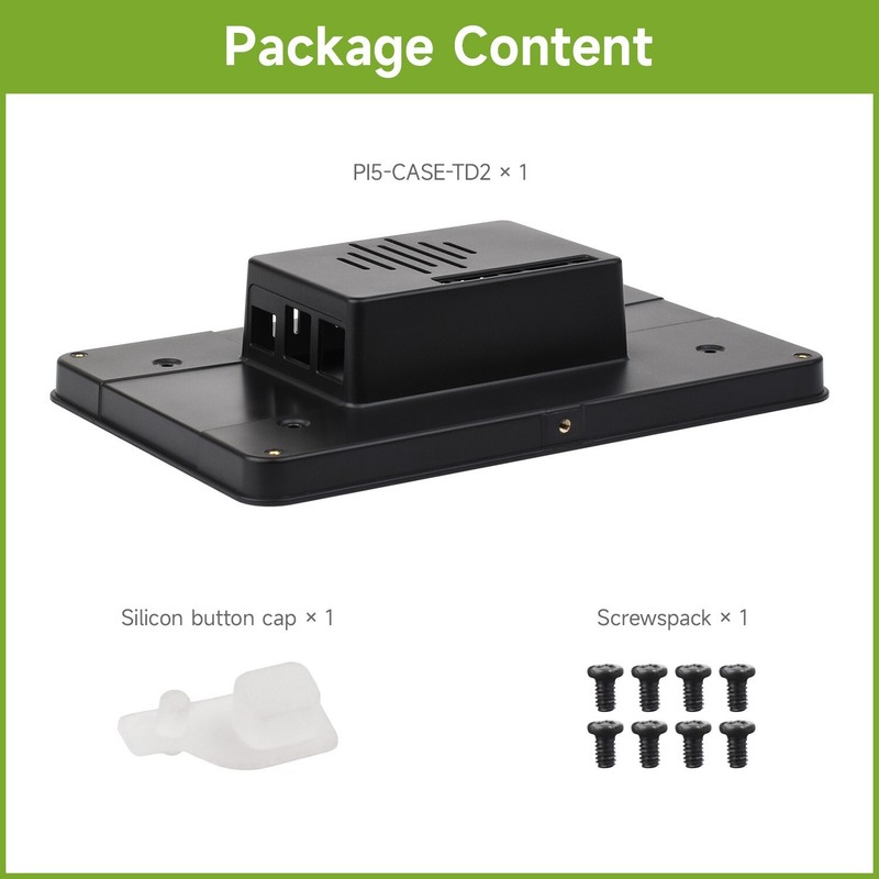 Waveshare Protective Case For Raspberry Pi 7inch Touch Display 2 Raspberry Pi 5