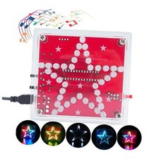 Star Shaped Soldering Practice Kit Electronics DIY Soldering Star Shaped Kit