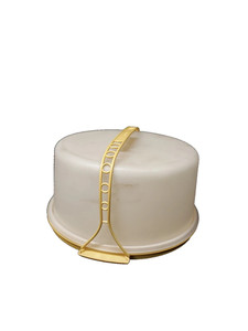 VTG Tupperware Cake Carrier Round W/ Handle & Lid Harvest Gold