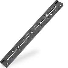 LEFTFOTO 350mm Double Dovetail Slide Rail with Arca Swiss Quick Release Plate,Lo