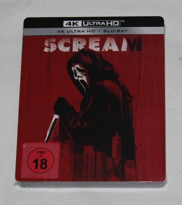 Steelbook 4K UHD + Blu-ray: Scream 6 - Scream VI - Pappschuber - Deutsch - FSK18