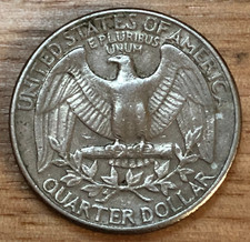 1982 USA Eagle Quarter Dollar "D" Mintmark 25c Coin  YFP4/21