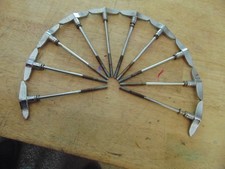 Slingerland 1970s Bass Drum T rods Set of 10
