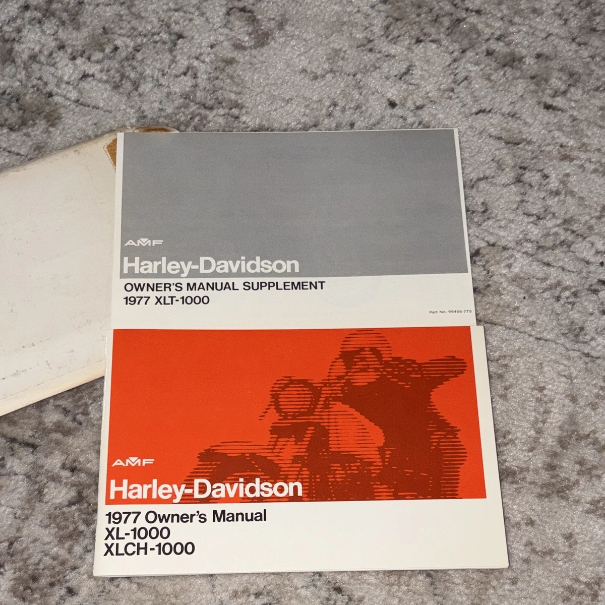 NOS ハーレー XLCR1000 1977-78 サービスマニュアル 英語版 Harley-Davidson 1977 Repair Motorcycle Manuals and Literature for