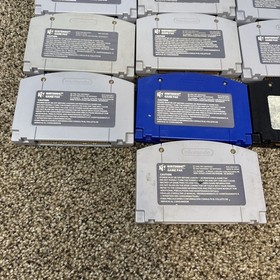 Nintendo 64 N64 Game Lot Of 10 Tested