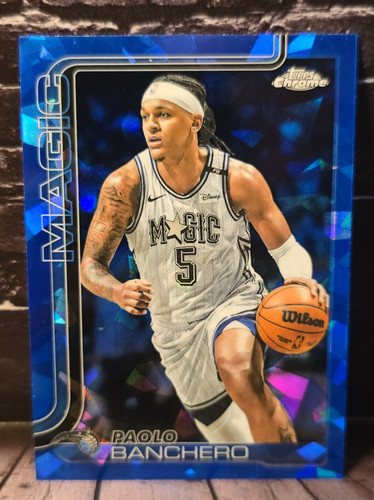 Paolo Banchero 2025-26 Topps Chrome Sapphire #140 Orlando Magic
