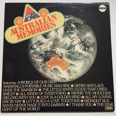 Australian Memories Vinyl Record Various Artists 12  33 RPM FBAB 5328 Fable 1980