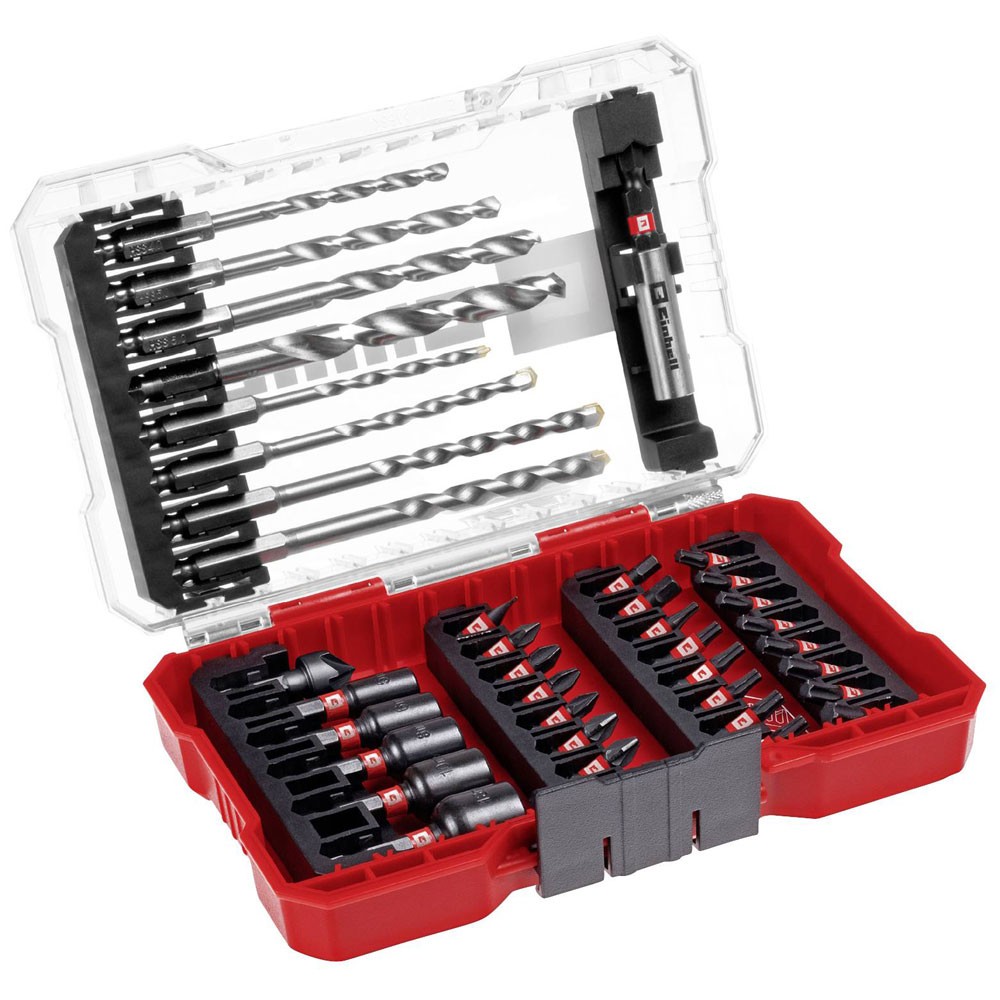 Einhell Drill Bit Set 39-Piece Impact-Resistant M-Case
