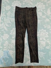 Liverpool Los Angeles Women's Green Print Pants Size 8
