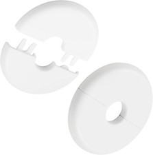 4Pcs 16MM Self-Adhesive Wall Split Flange for 1/2Inch Outer Diameter Pipes,