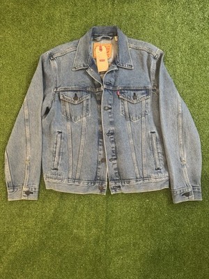 Levi's Denim Trucker Jacket Men s Medium Blue Light Wash
