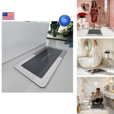 Deparnit Bath Mat Rugs Non Slip Quick Dry Super Absorbent Rubber Bath Mats Fit