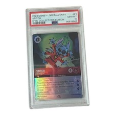 Disney Lorcana D100 Collectors Edition Promo Stitch - Abomination 21 PSA 10