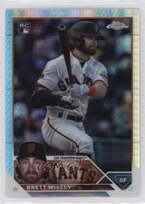2023 Topps Chrome Update Prism Refractor Brett Wisely #USC214 0q4s