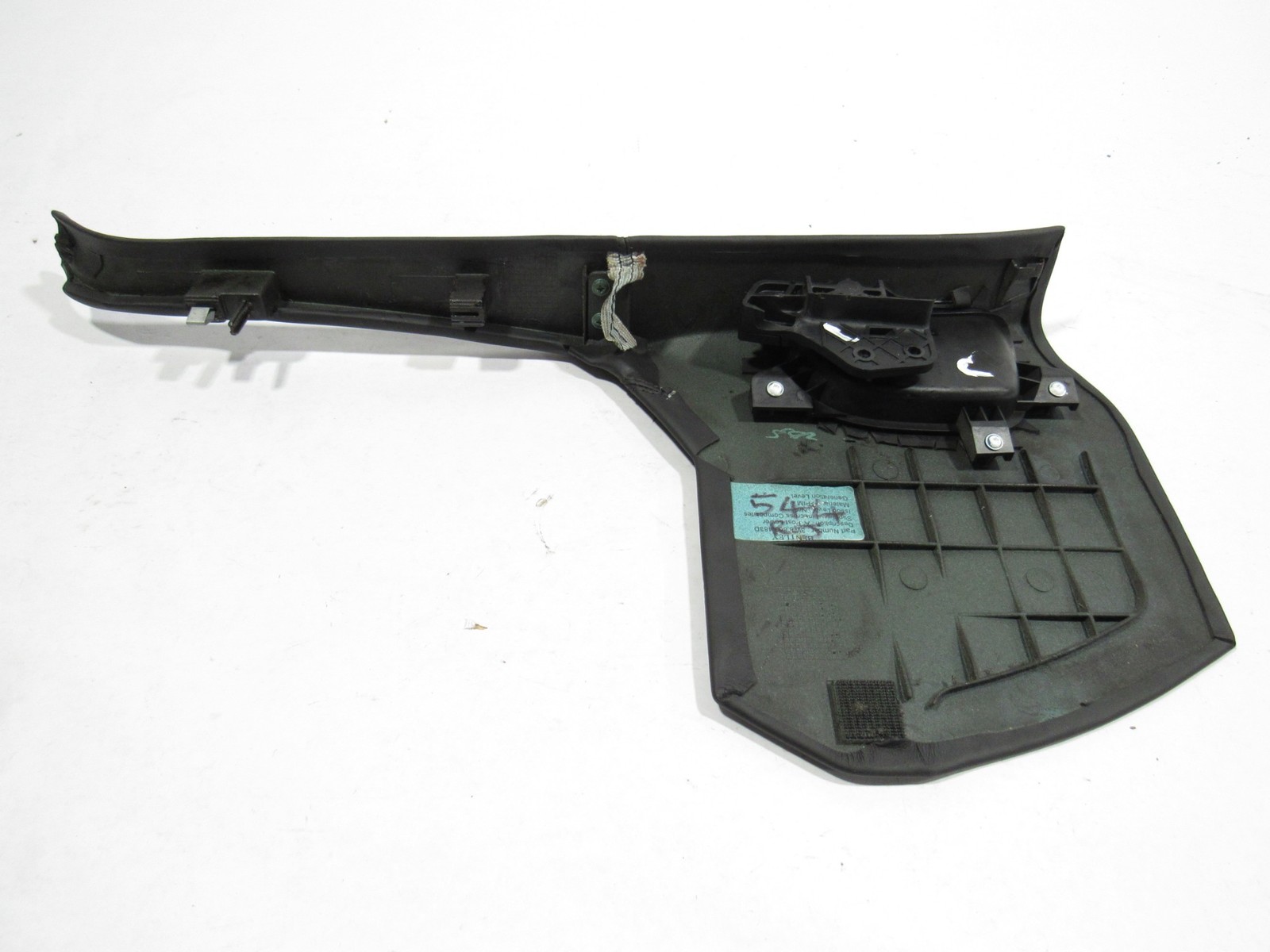12-18 Bentley Continental GT W12 2015 Left Lower A Pillar Kick Cover Trim ;:A