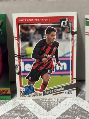 Fares Chaibi RC 2023-24 Donruss Soccer Rated Rookie #197 Eintracht Frankfurt