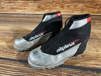 Alpina ST10JR Nordic Cross Country Ski Boots Size EU36 US4.5 NNN bindings 2951