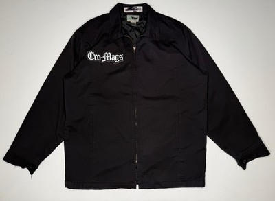Vintage Cro-Mags Hardcore Punk NYC Mechanic Work Delivery Jacket | L