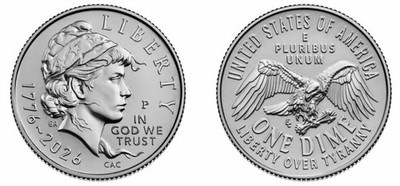 2026 P Semiquincentennial Emerging Liberty Dime MS67 | eBay