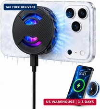 Magnetic Phone Charger with Cooler, Fast Wireless Charger Phone Cooler  RGB LED