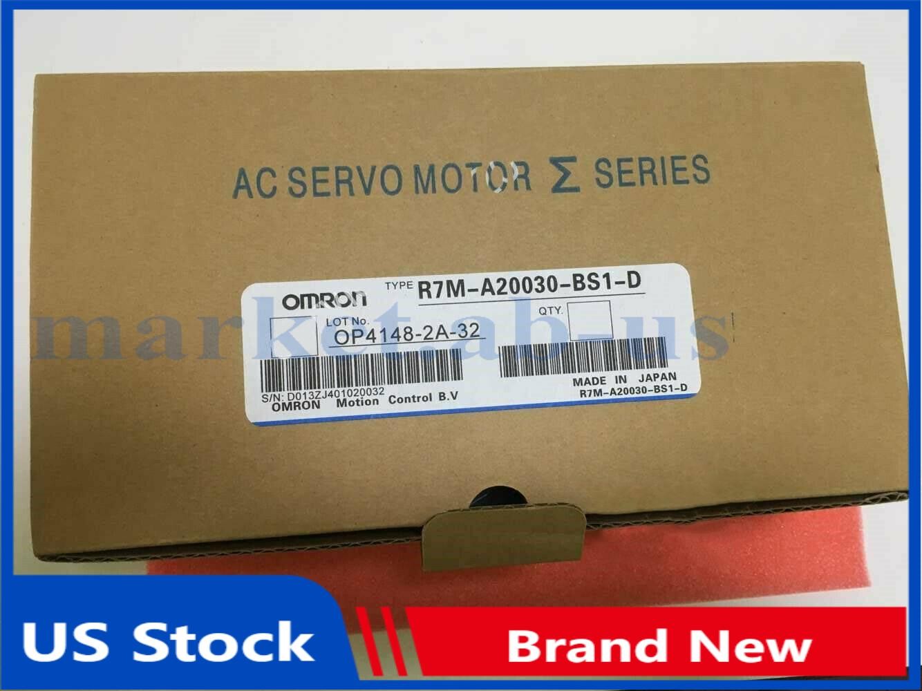 ONE New in box Omron servo motor R7M-A20030-BS1-D US Free TAX