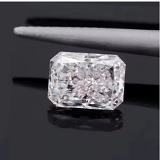 2.00 CT loose Radiant Cut Lab Grown Diamond Natural D Color VVS1 Certified
