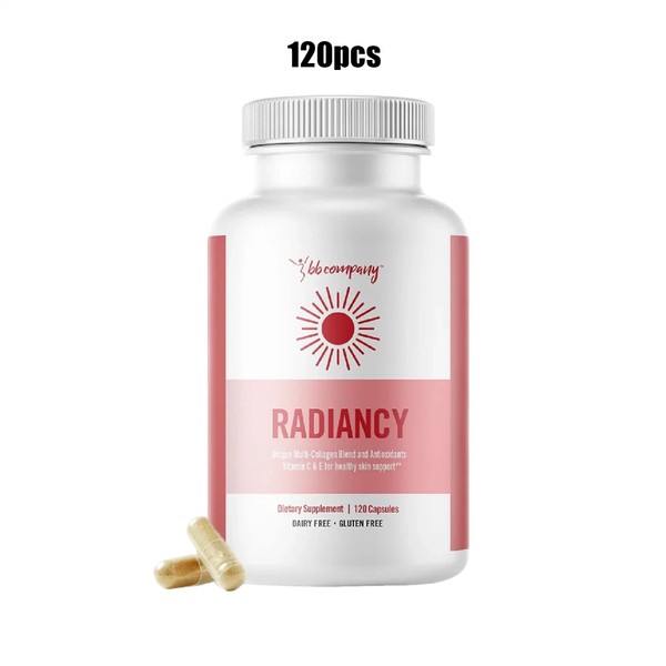 RADIANCY Probiótico Vaginal y Mezcla de Colágeno Salud Femenina Anti|Envejecimiento 120 Cápsulas