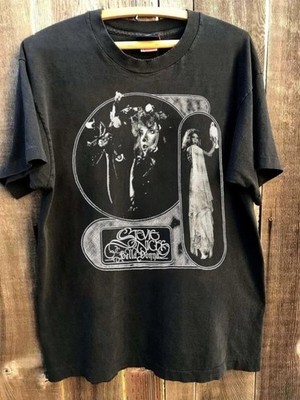 Retro 80s Stevie Nicks Bella Donna 983 Black T shirt Short Sleeve tee S-5XL