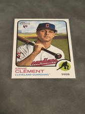 2022 Topps Heritage - Ernie Clement #277 Rookie Card (RC) Cleveland Guardians. rookie card picture
