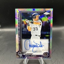 2025 Topps Chrome Update Series Chrome Legend Auto Larry Walker #CLA-LW /50 (AU)