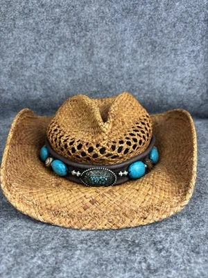 Shady Brady Women\'s Straw Hat with Leather Band Cassidy - Shady Brady Hat - Etsy main image 4