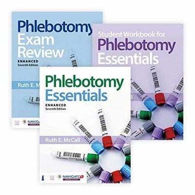 Phlebotomy Essentials + Student Workbook + - Paperback, by McCall Ruth E. - New